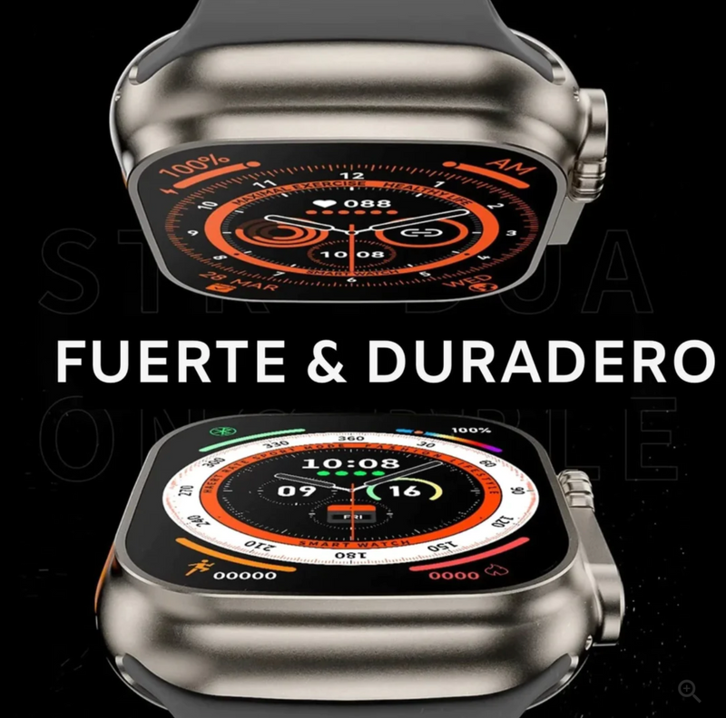 Reloj inteligente iTech® SERIES 8 Ultra (con correa negra)