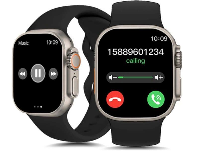 Reloj inteligente iTech® SERIES 8 Ultra (con correa negra)