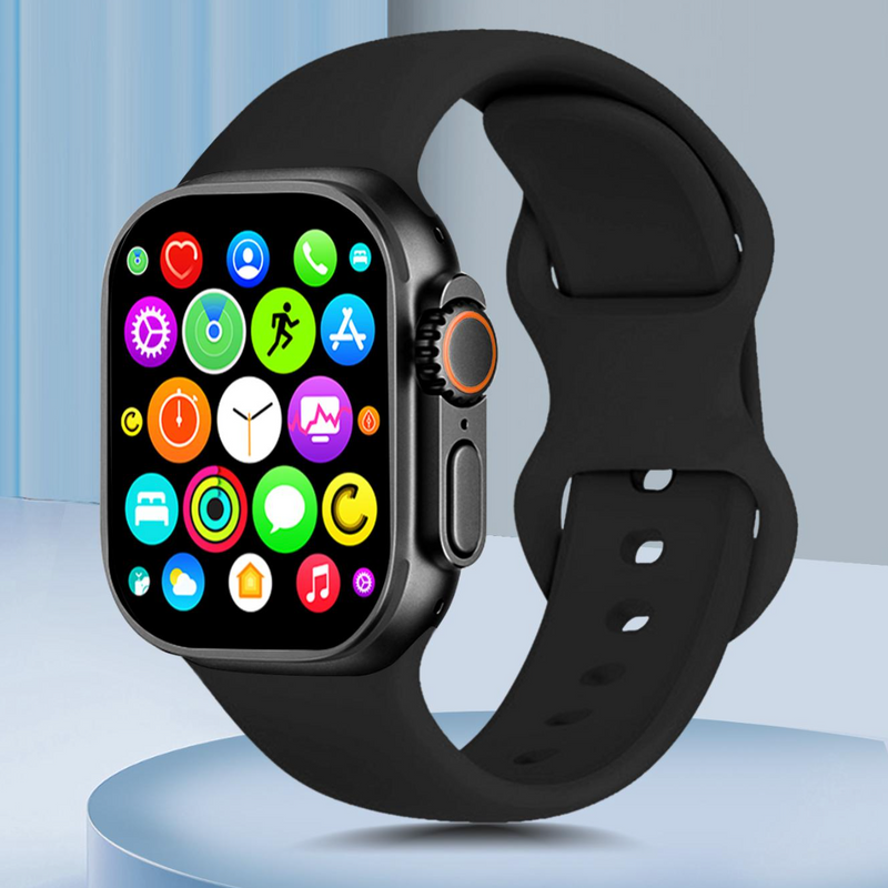 Reloj inteligente iTech® SERIES 8 Ultra (con correa negra)